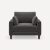 Heather Charcoal - Performance Chenille