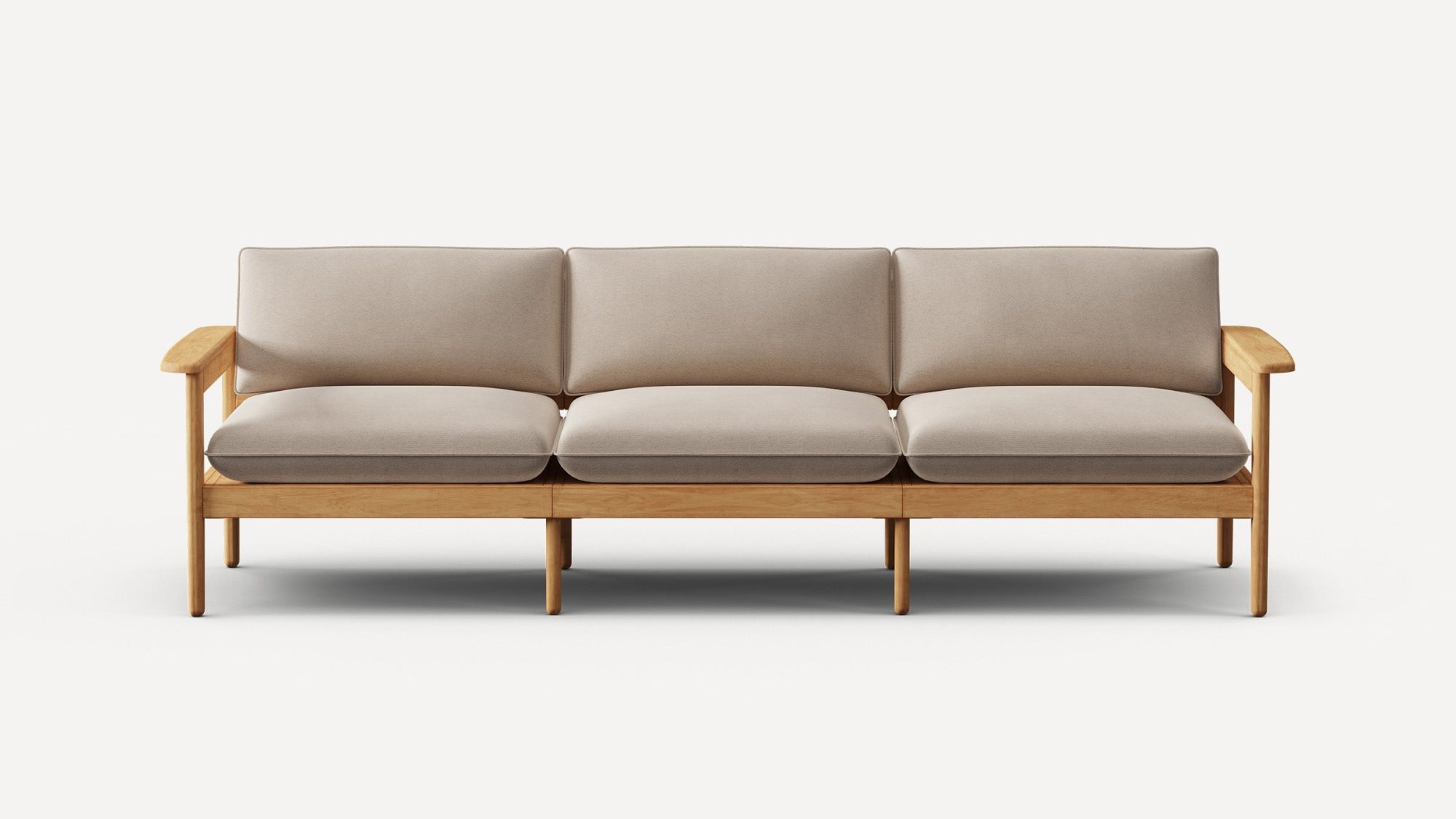 Dunes Teak 3-Seat Sofa
